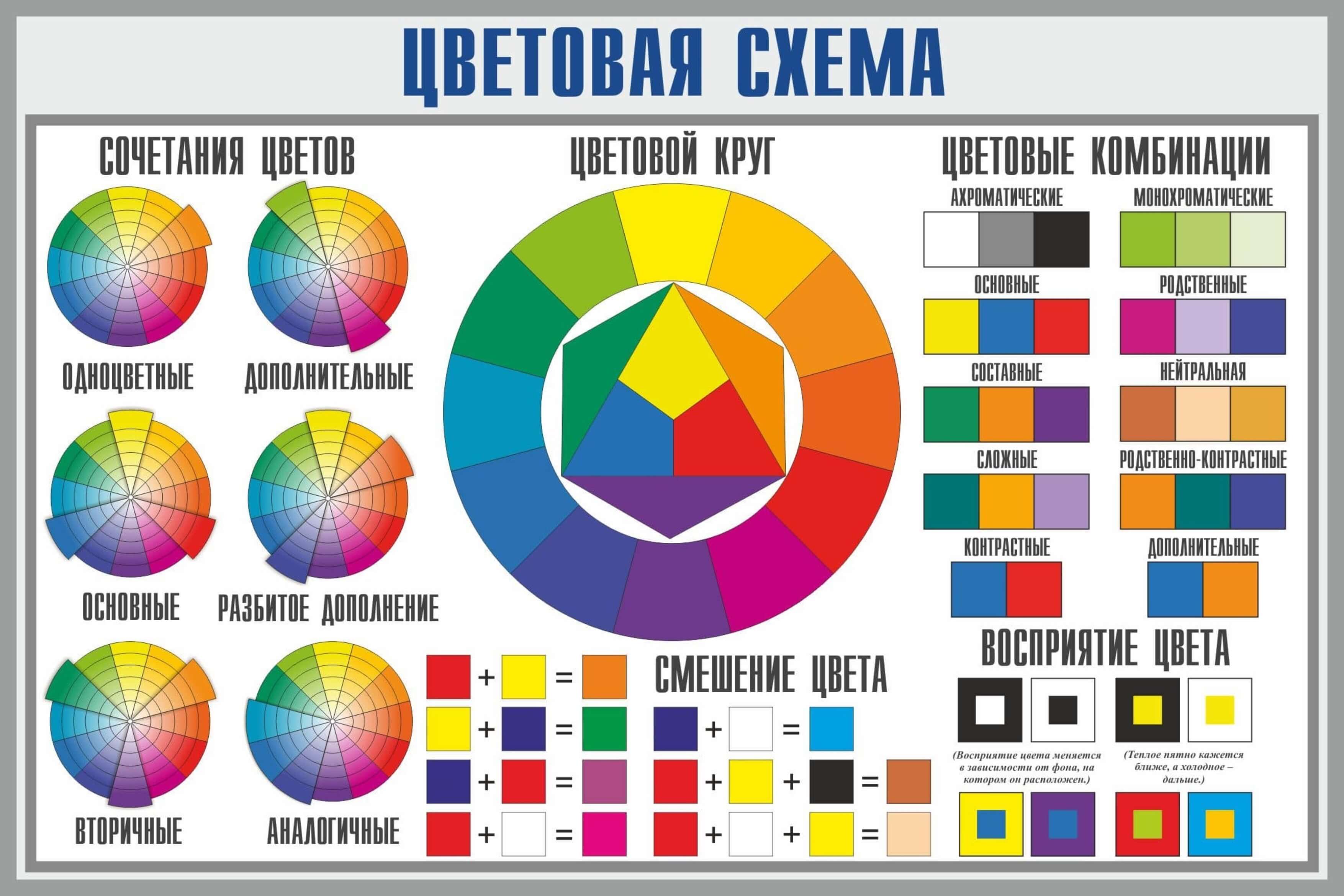 Схема цветового подбора